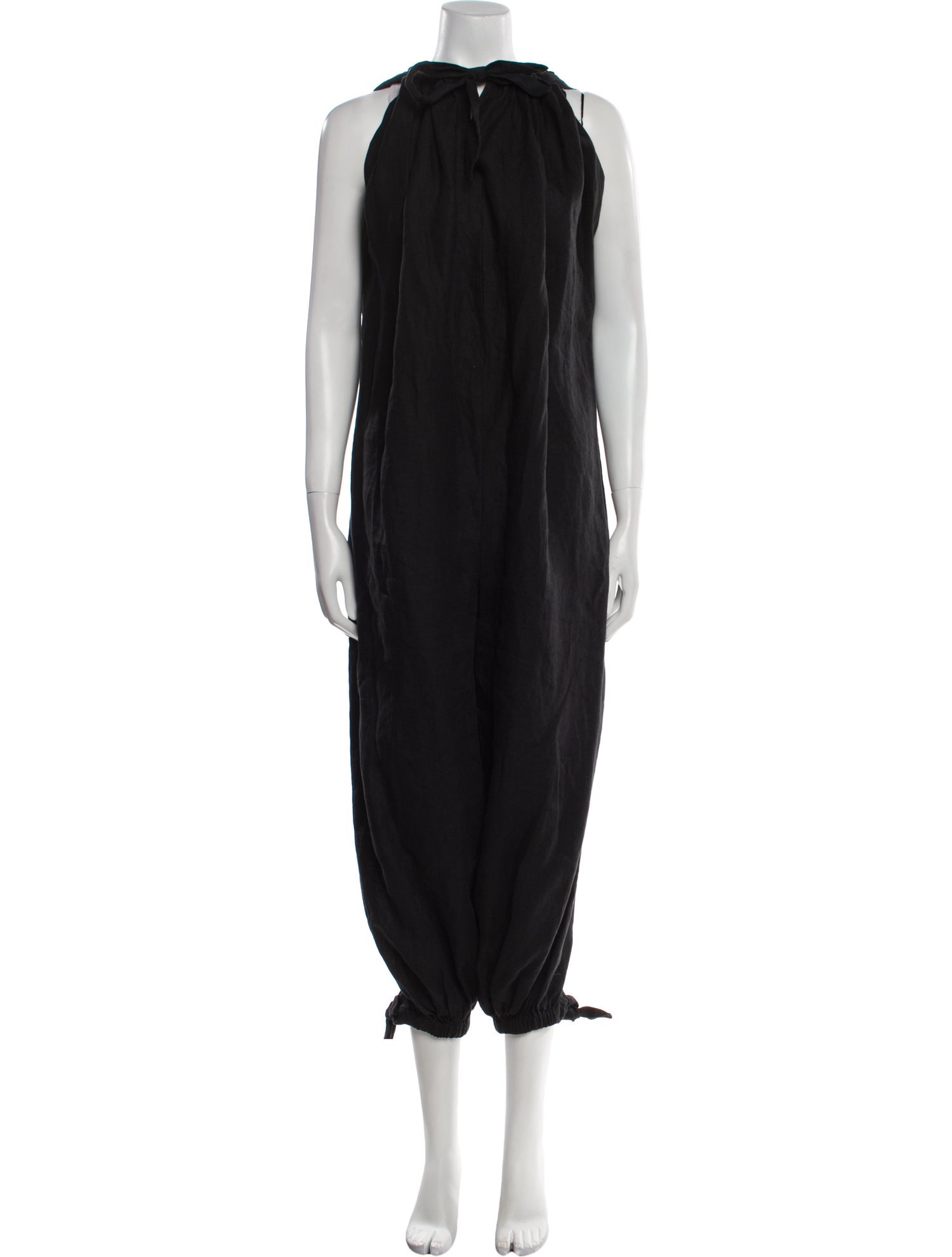 Mara Hoffman Linen Bateau Neckline Jumpsuit