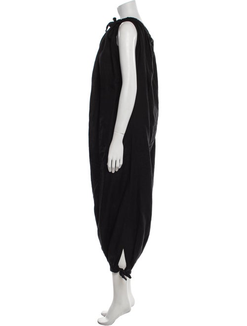 Mara Hoffman Linen Bateau Neckline Jumpsuit