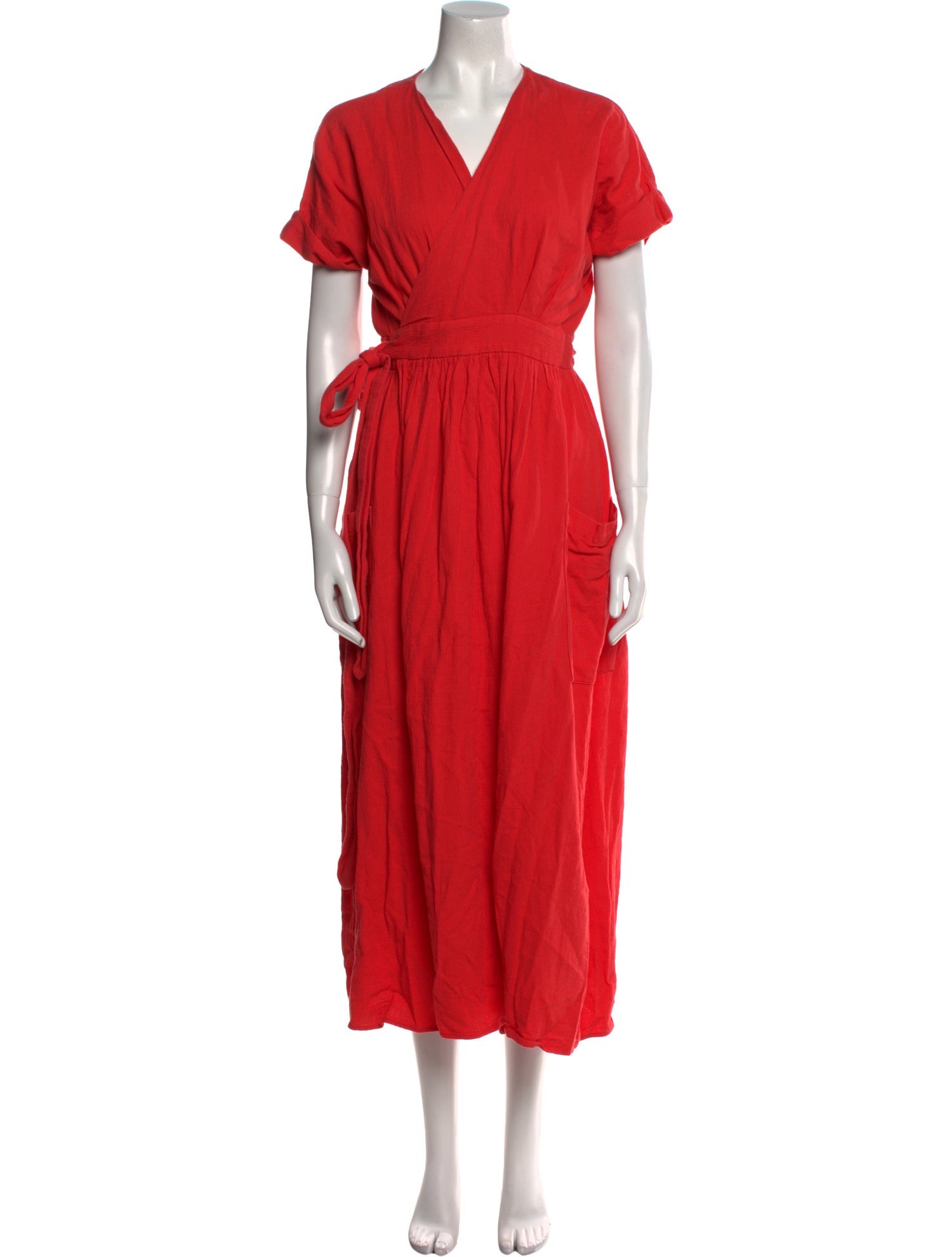 Mara Hoffman V-Neck Long Dress