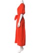 Mara Hoffman V-Neck Long Dress