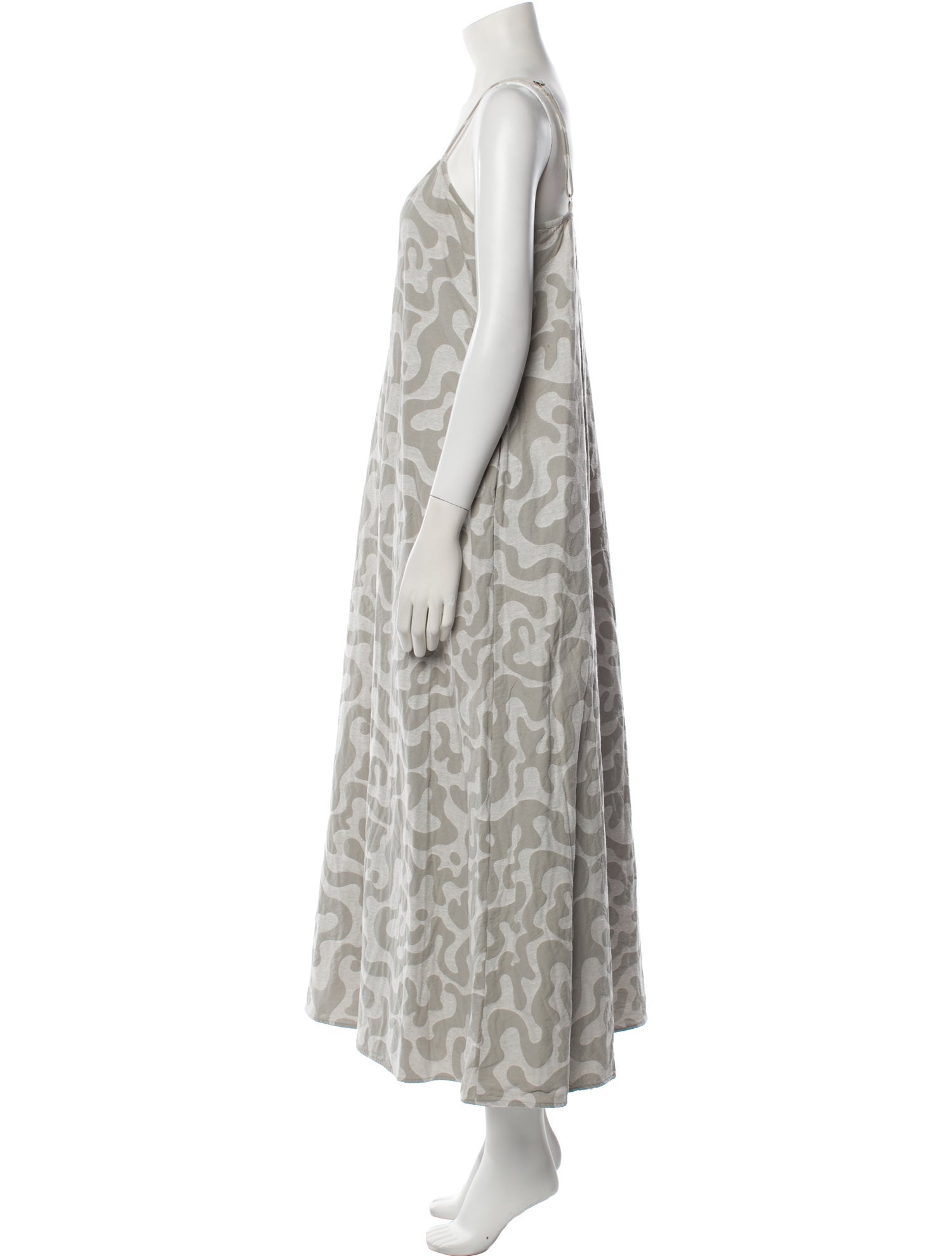 Mara Hoffman Printed V-Neck Jumpsuit