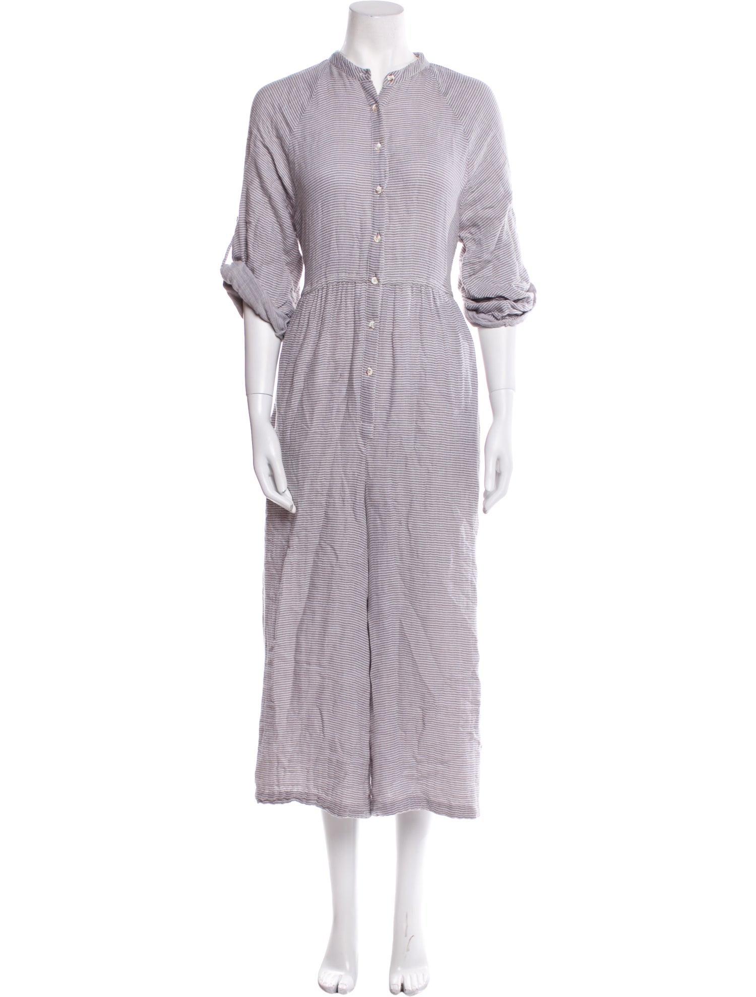 Mara Hoffman Linen Striped Jumpsuit