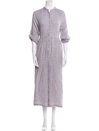 Mara Hoffman Linen Striped Jumpsuit