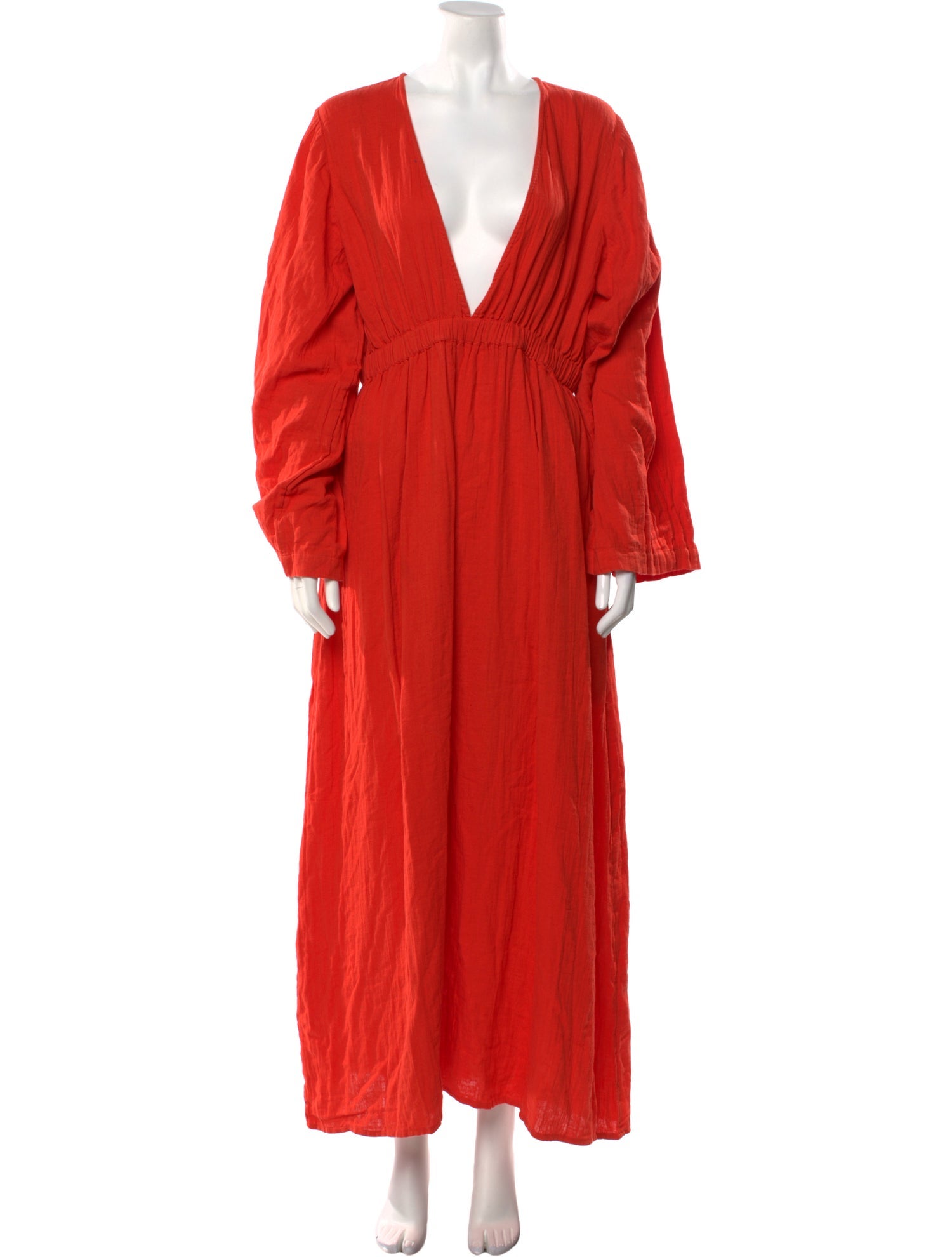 Mara Hoffman V-Neck Long Dress