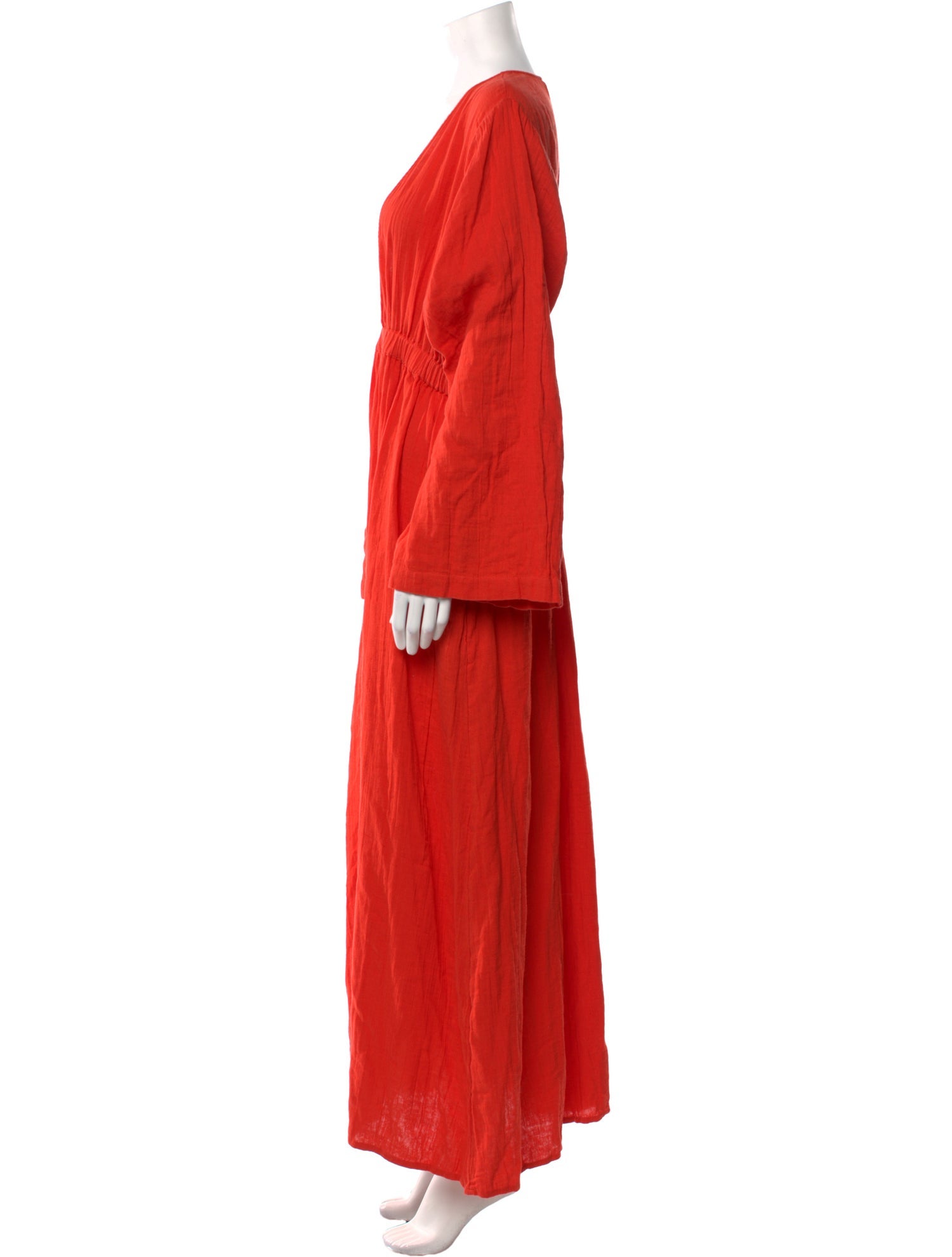 Mara Hoffman V-Neck Long Dress