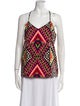 Mara Hoffman Printed V-Neck Top