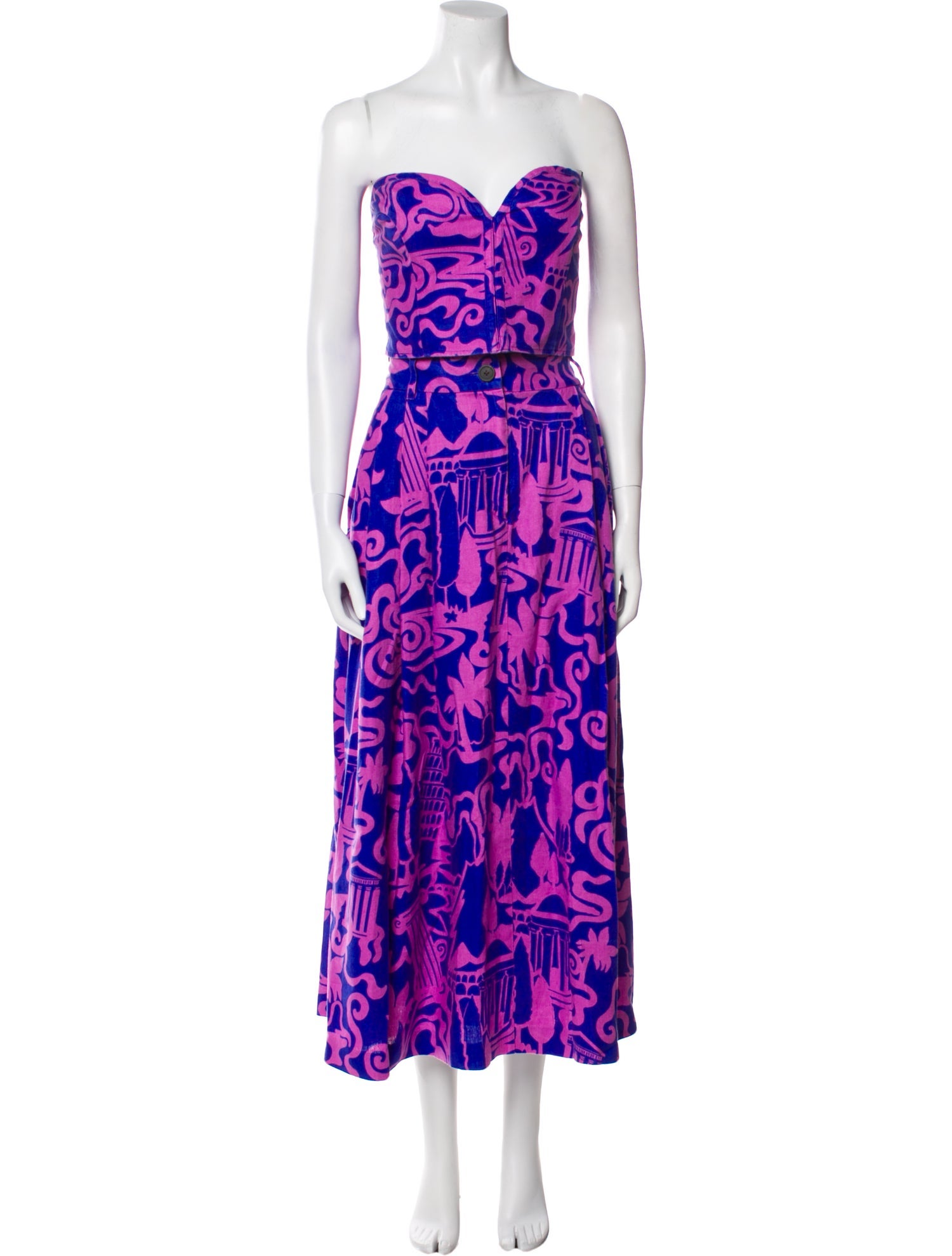 Mara Hoffman Hemp Printed Skirt Set