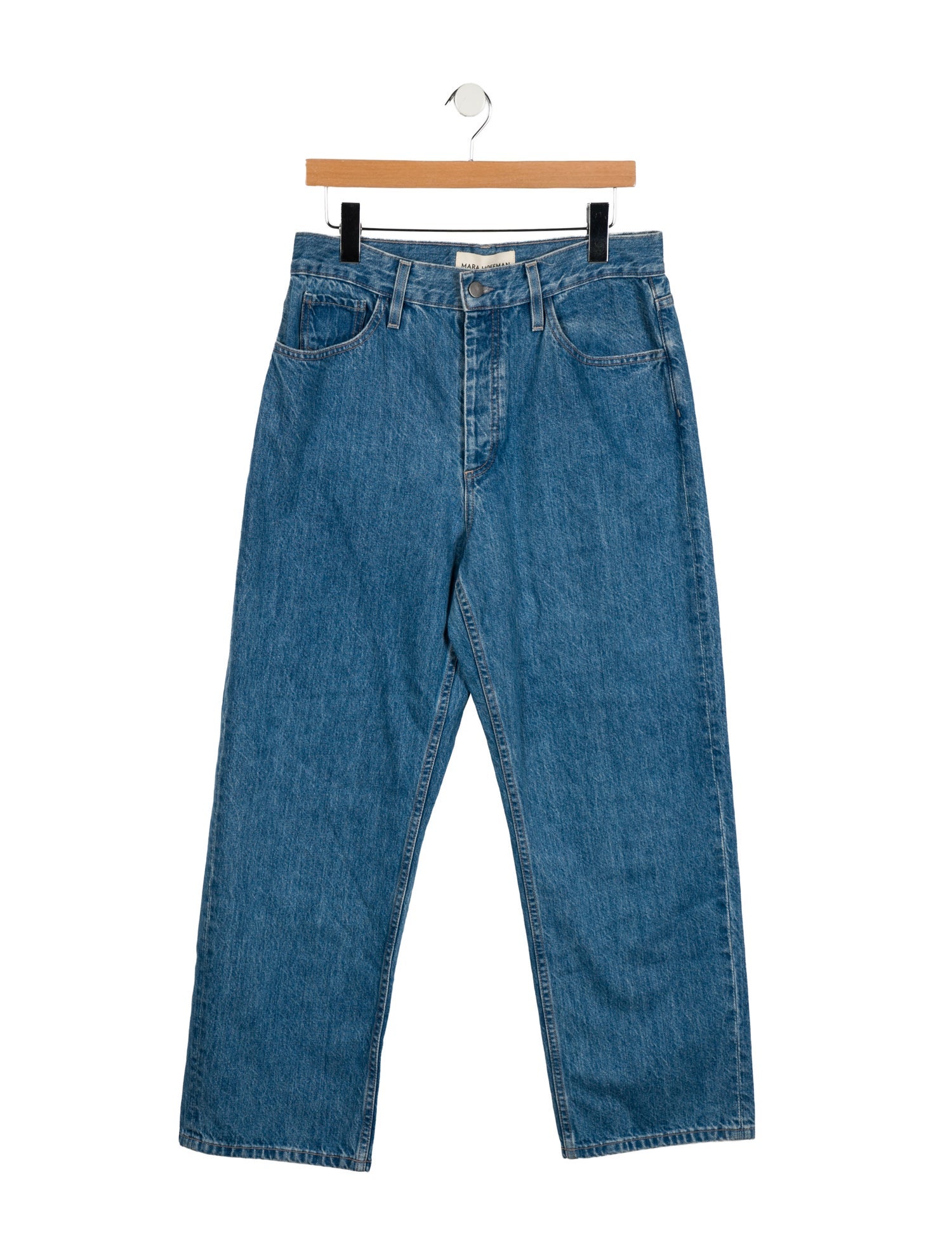 Mara Hoffman High-Rise Straight Leg Jeans w/ Tags