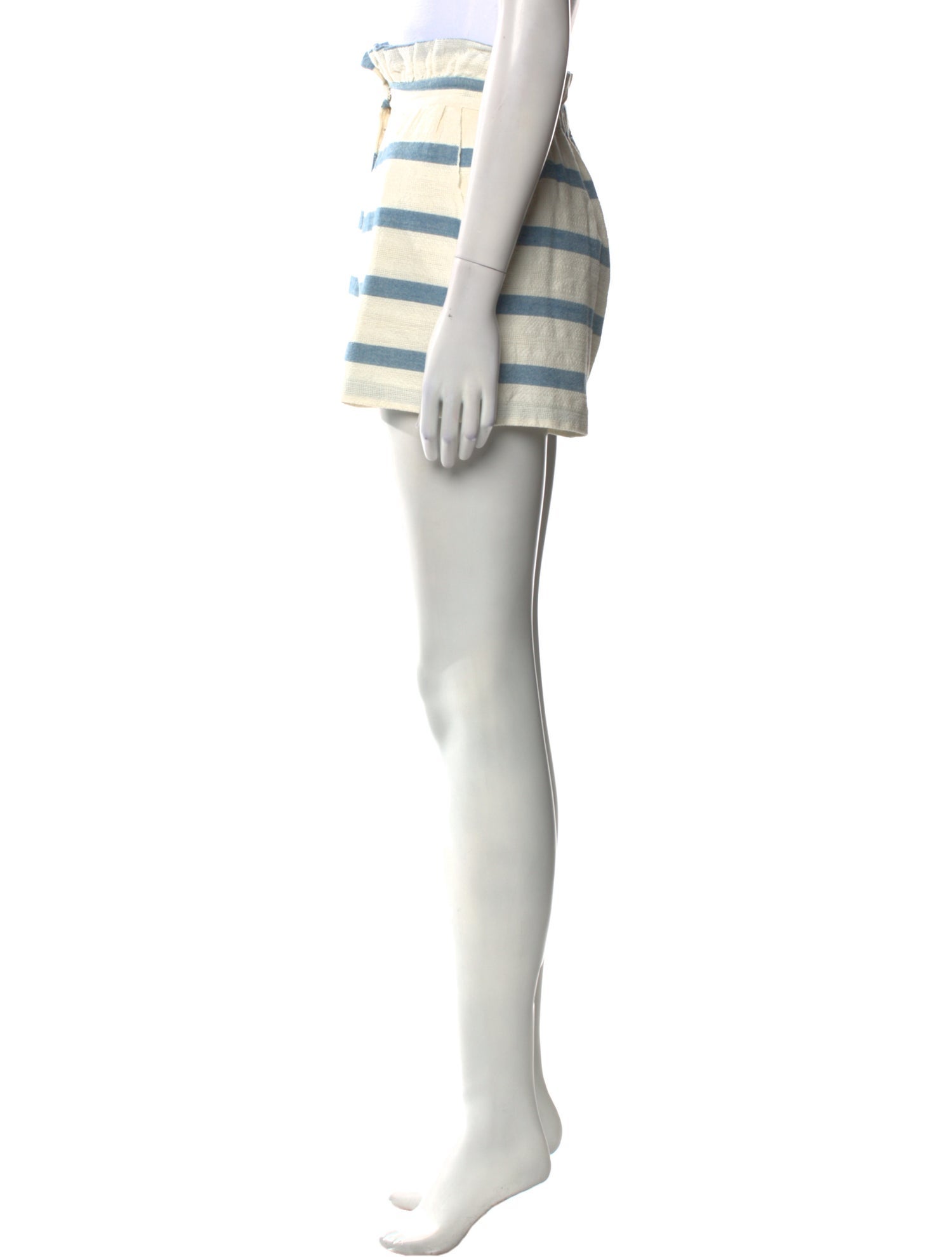 Mara Hoffman Striped Mini Shorts