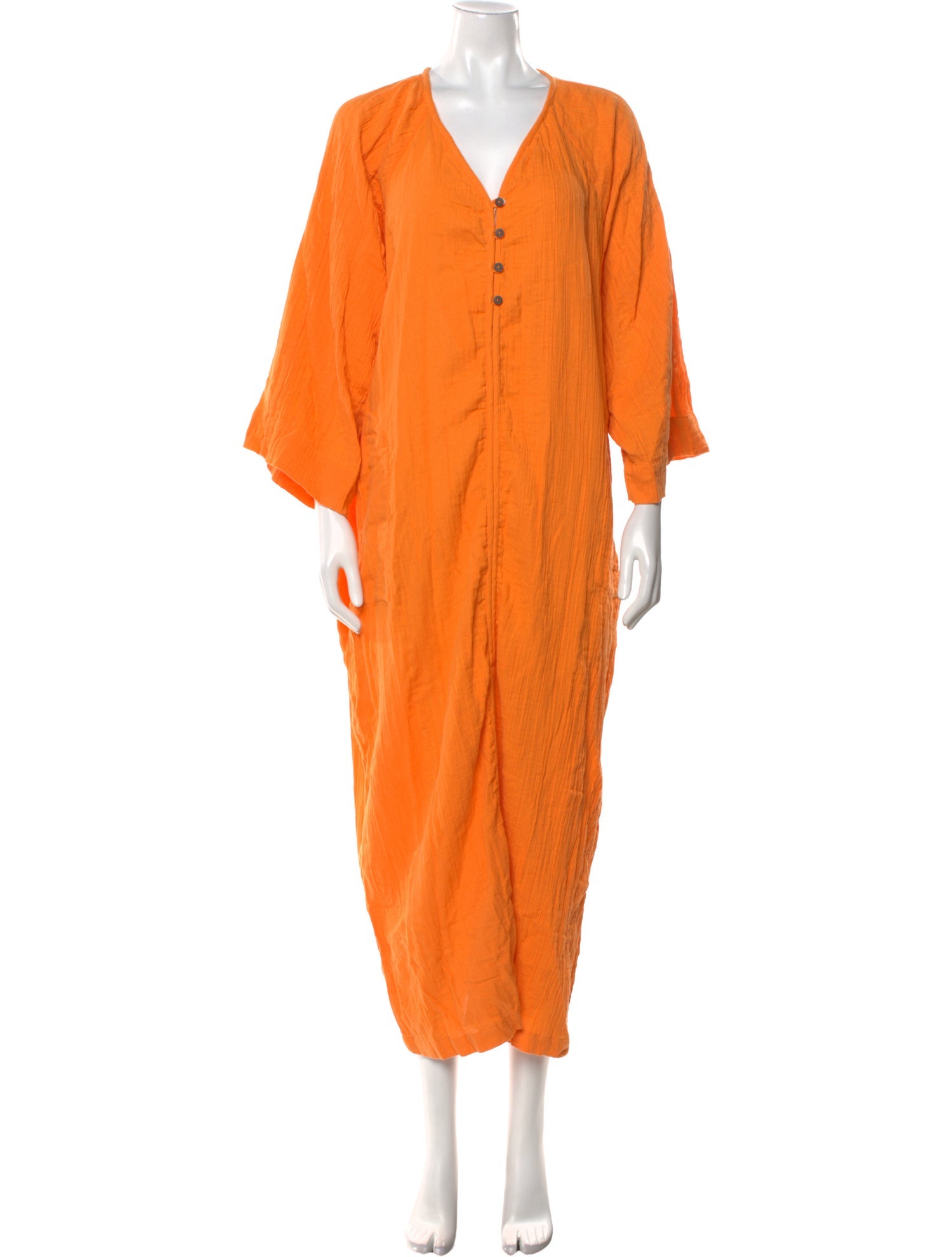 Mara Hoffman V-Neck Long Dress