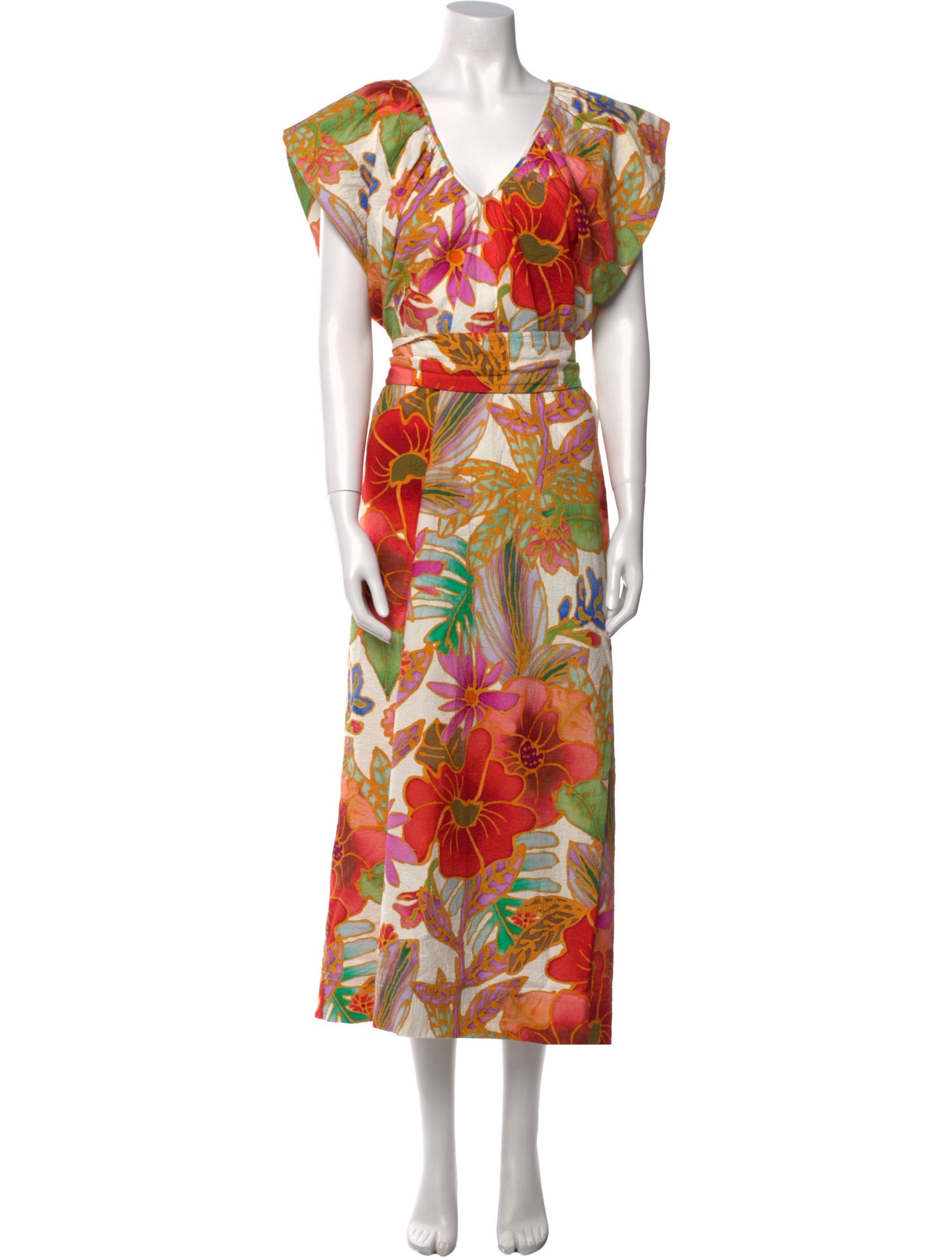 Mara Hoffman Floral Print Long Dress