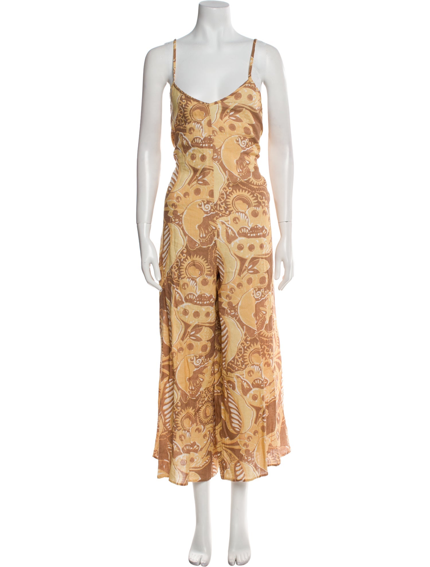 Mara Hoffman Linen Printed Jumpsuit