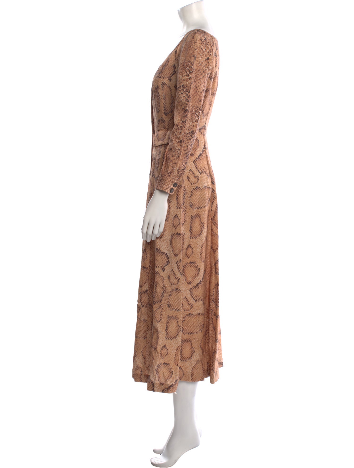 Mara Hoffman Animal Print Long Dress