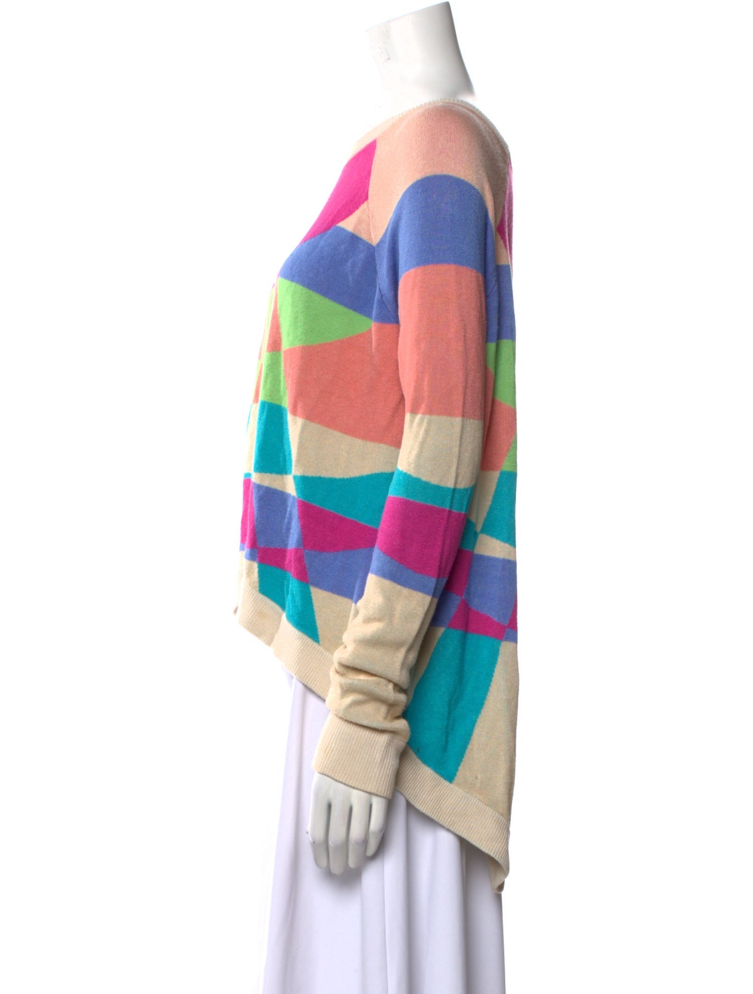 Mara Hoffman Printed Scoop Neck Sweater