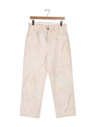 Mara Hoffman High-Rise Straight Leg Jeans