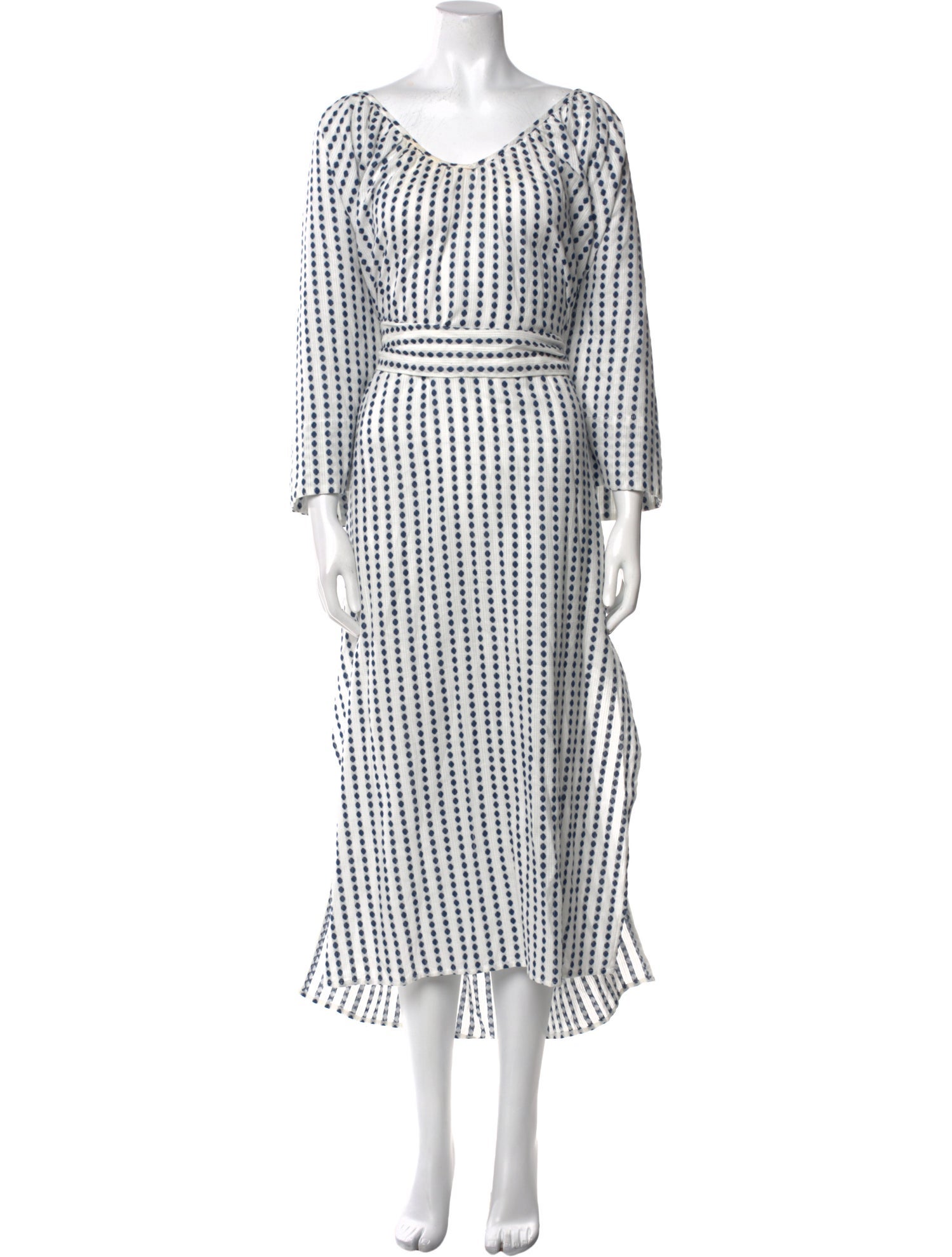 Mara Hoffman Polka Dot Print Long Dress