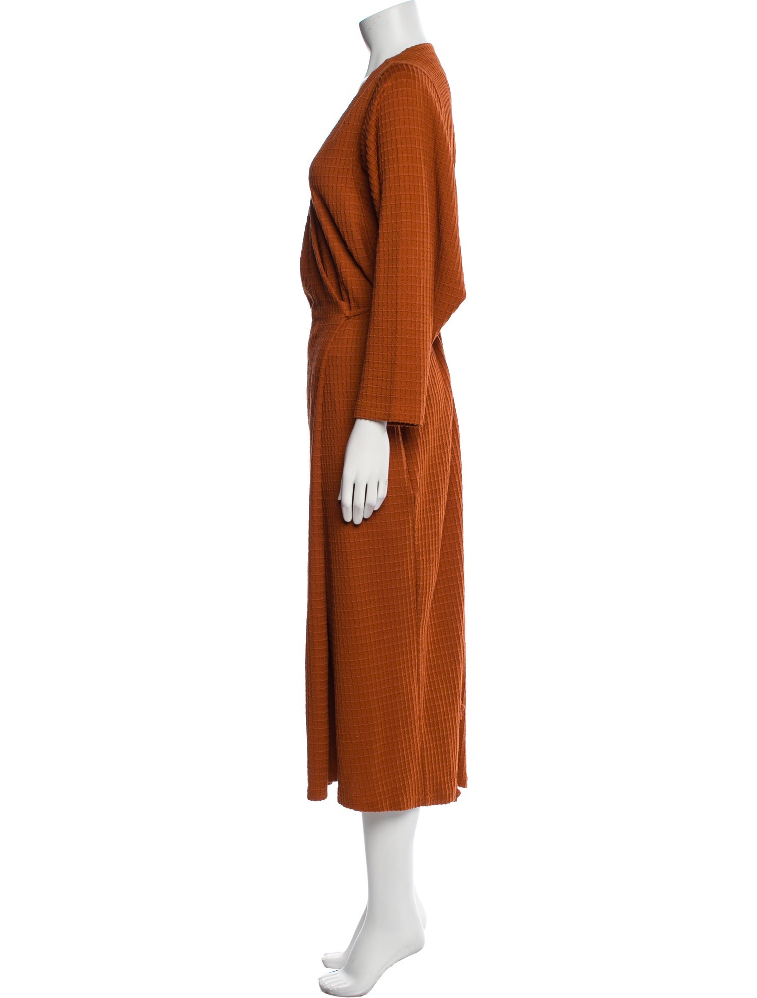 Mara Hoffman V-Neck Midi Length Dress