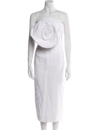 Mara Hoffman Strapless Midi Length Dress