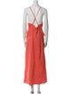 Mara Hoffman V-Neck Long Dress