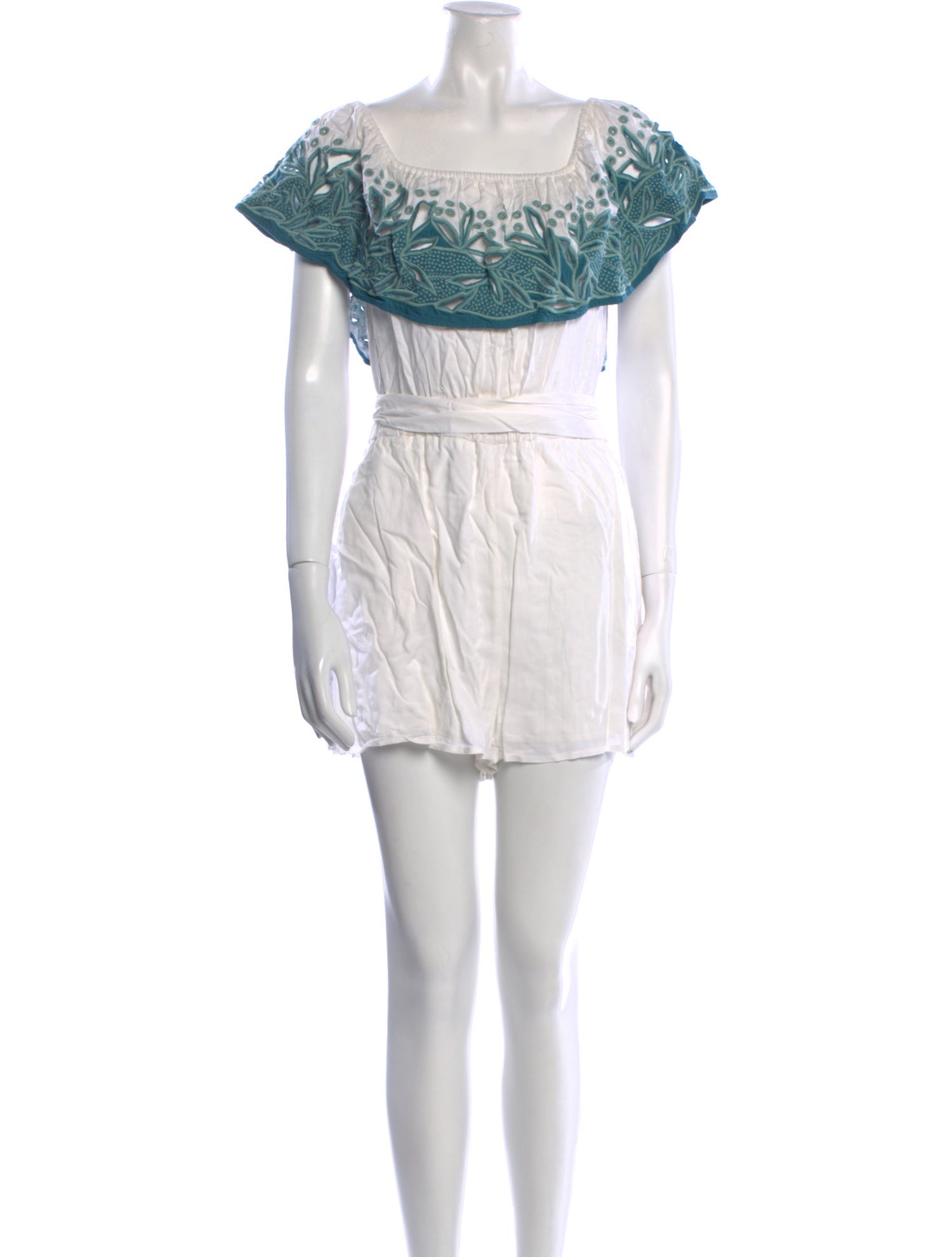 Mara Hoffman Graphic Print Scoop Neck Romper