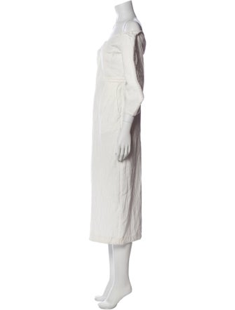 Mara Hoffman Off-The-Shoulder Midi Length Dress