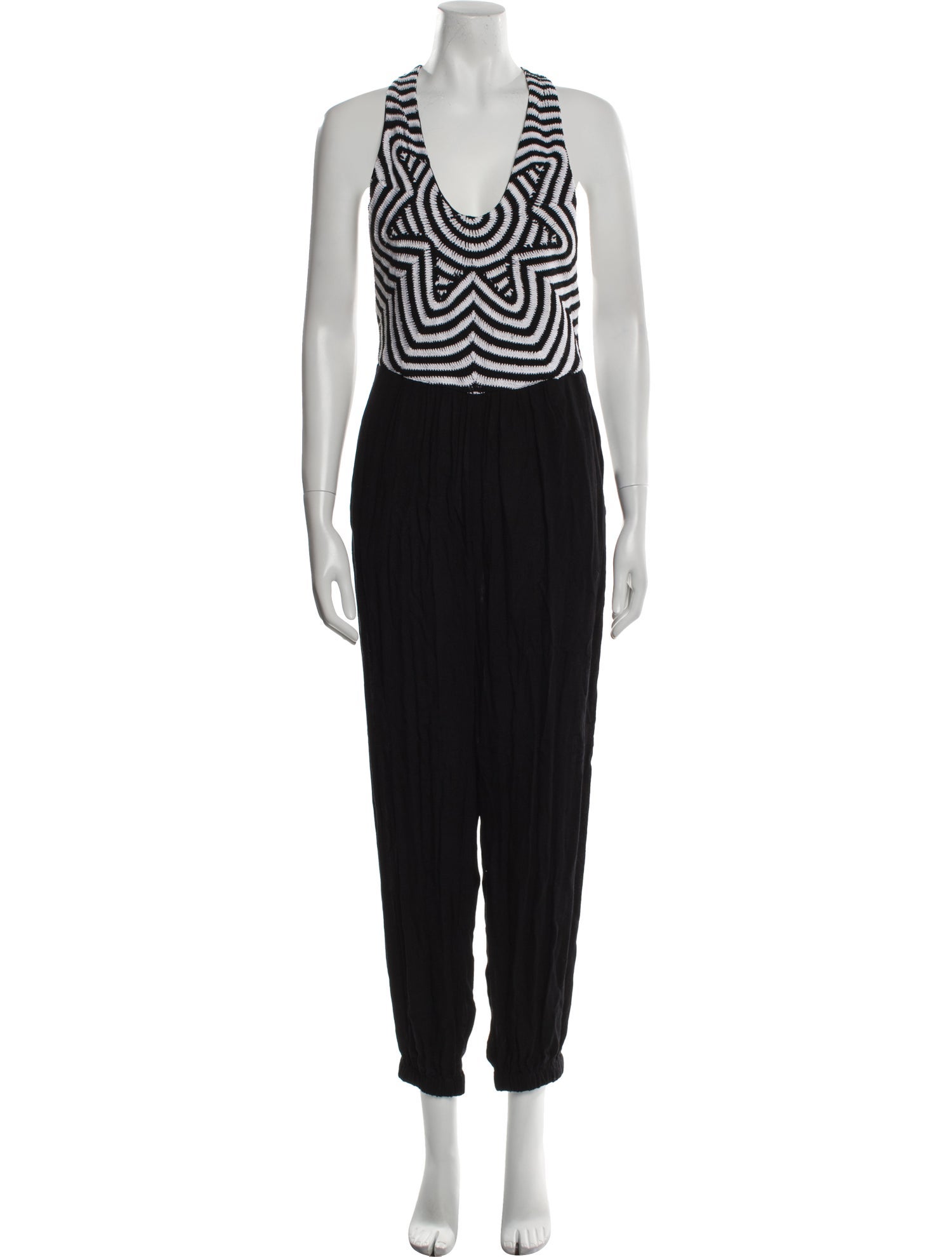 Mara Hoffman Striped Scoop Neck Jumpsuit