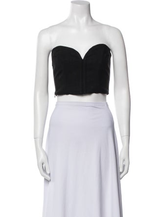 Mara Hoffman Strapless Crop Top