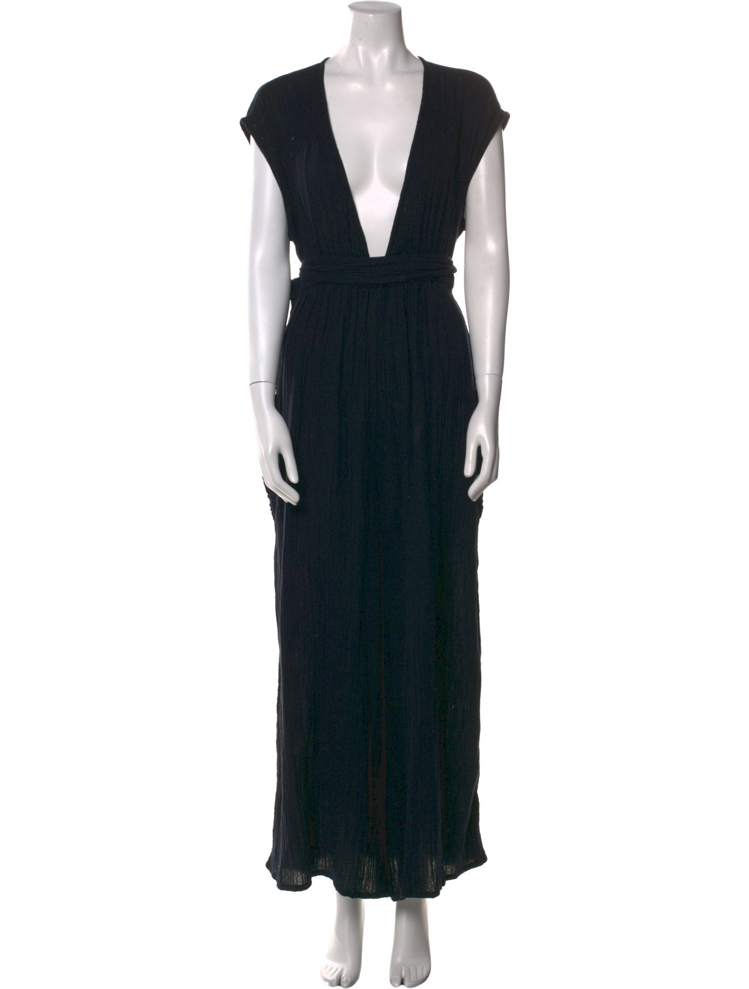 Mara Hoffman Plunge Neckline Jumpsuit