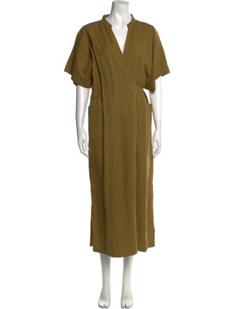 Mara Hoffman V-Neck Long Dress