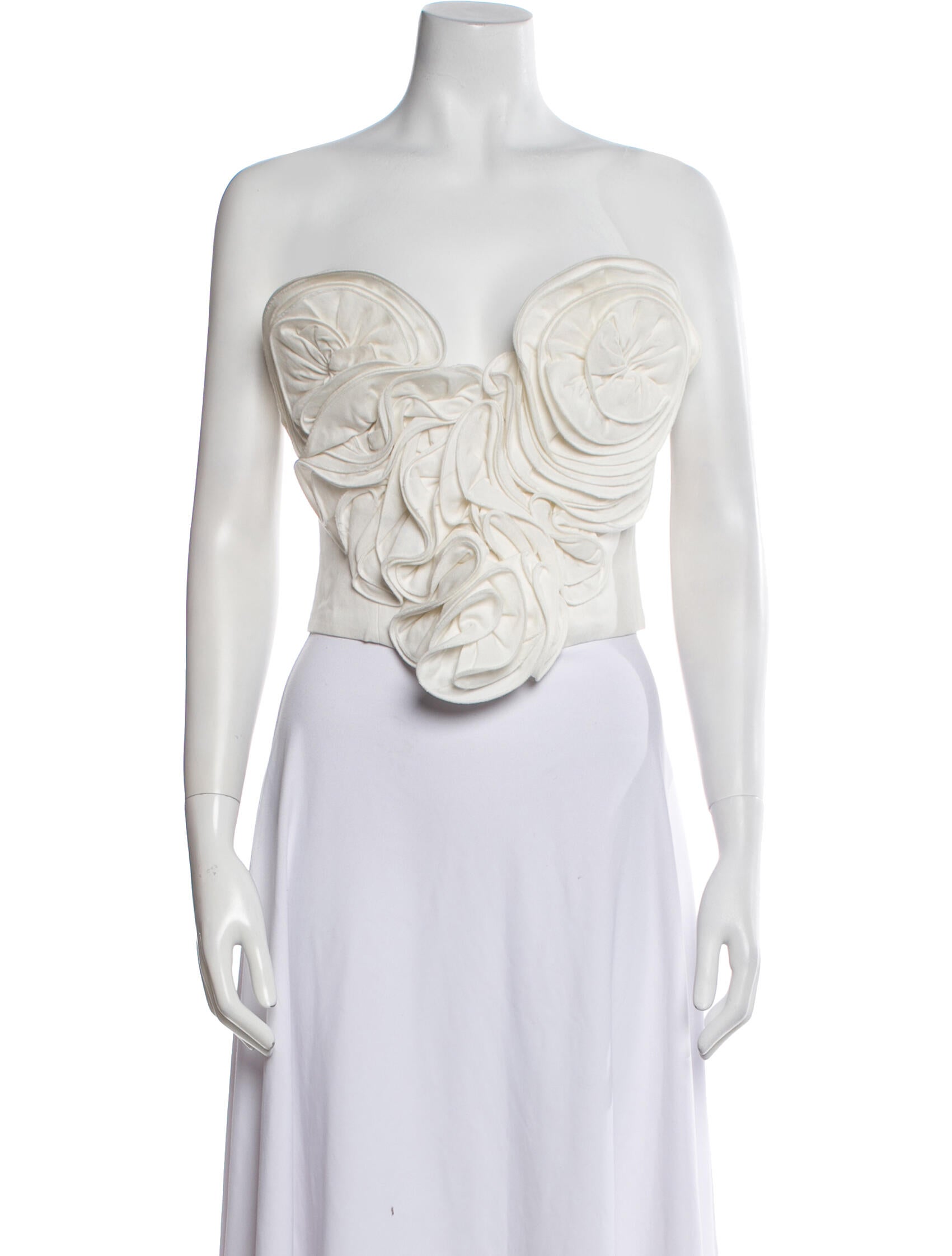 Mara Hoffman Strapless Crop Top