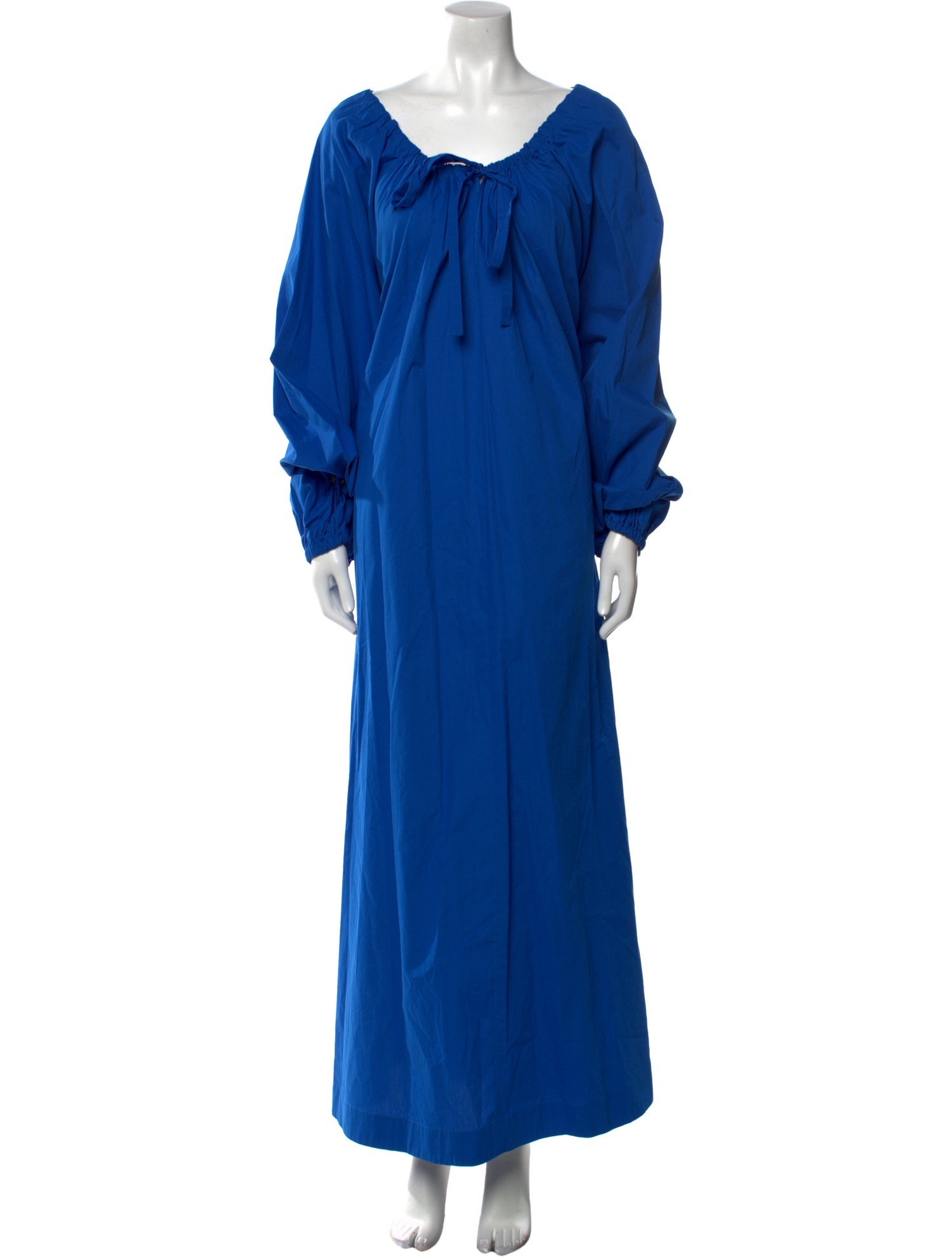 Mara Hoffman Tie Neck Long Dress