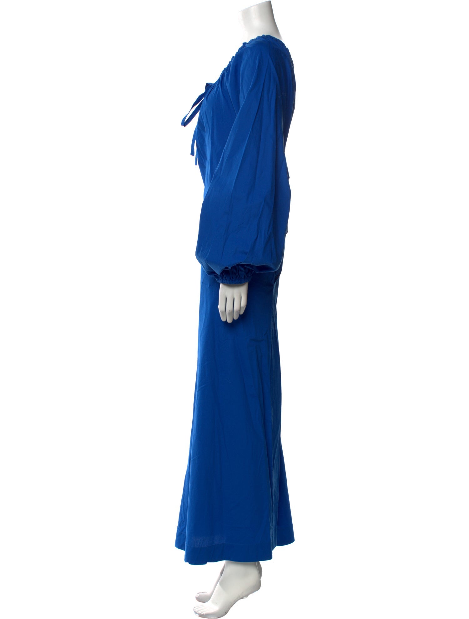 Mara Hoffman Tie Neck Long Dress