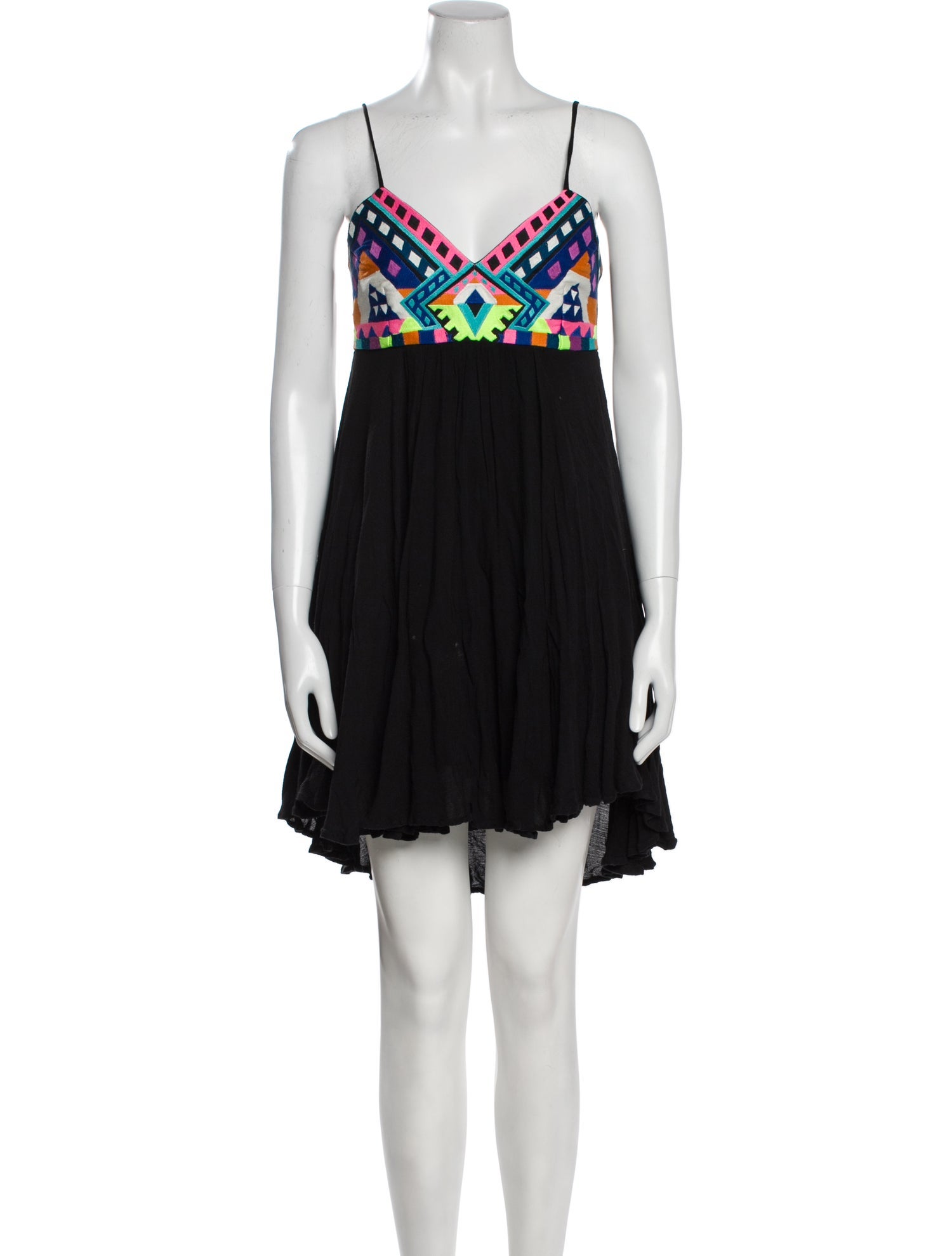 Mara Hoffman V-Neck Mini Dress