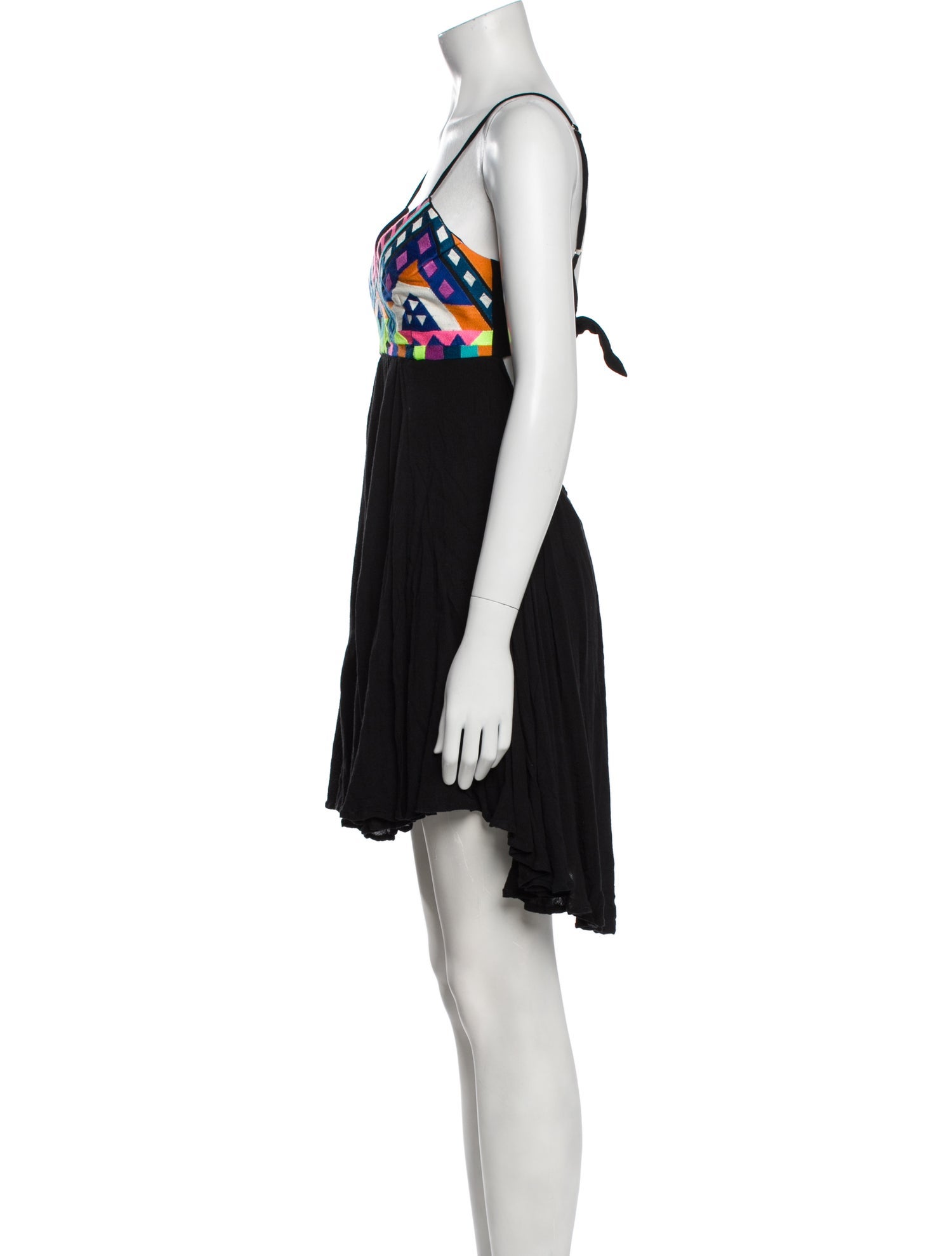 Mara Hoffman V-Neck Mini Dress