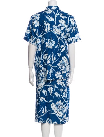 Mara Hoffman Hemp Floral Print Skirt Set
