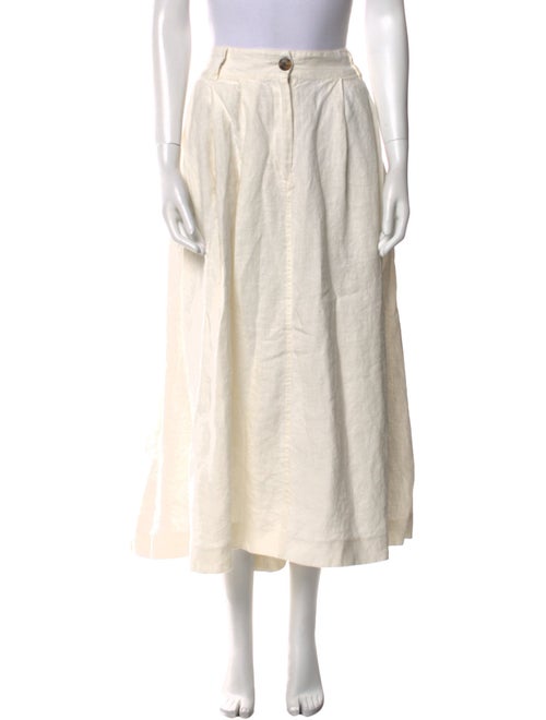 Mara Hoffman Pleated Accents Midi Length Skirt