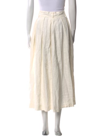 Mara Hoffman Pleated Accents Midi Length Skirt