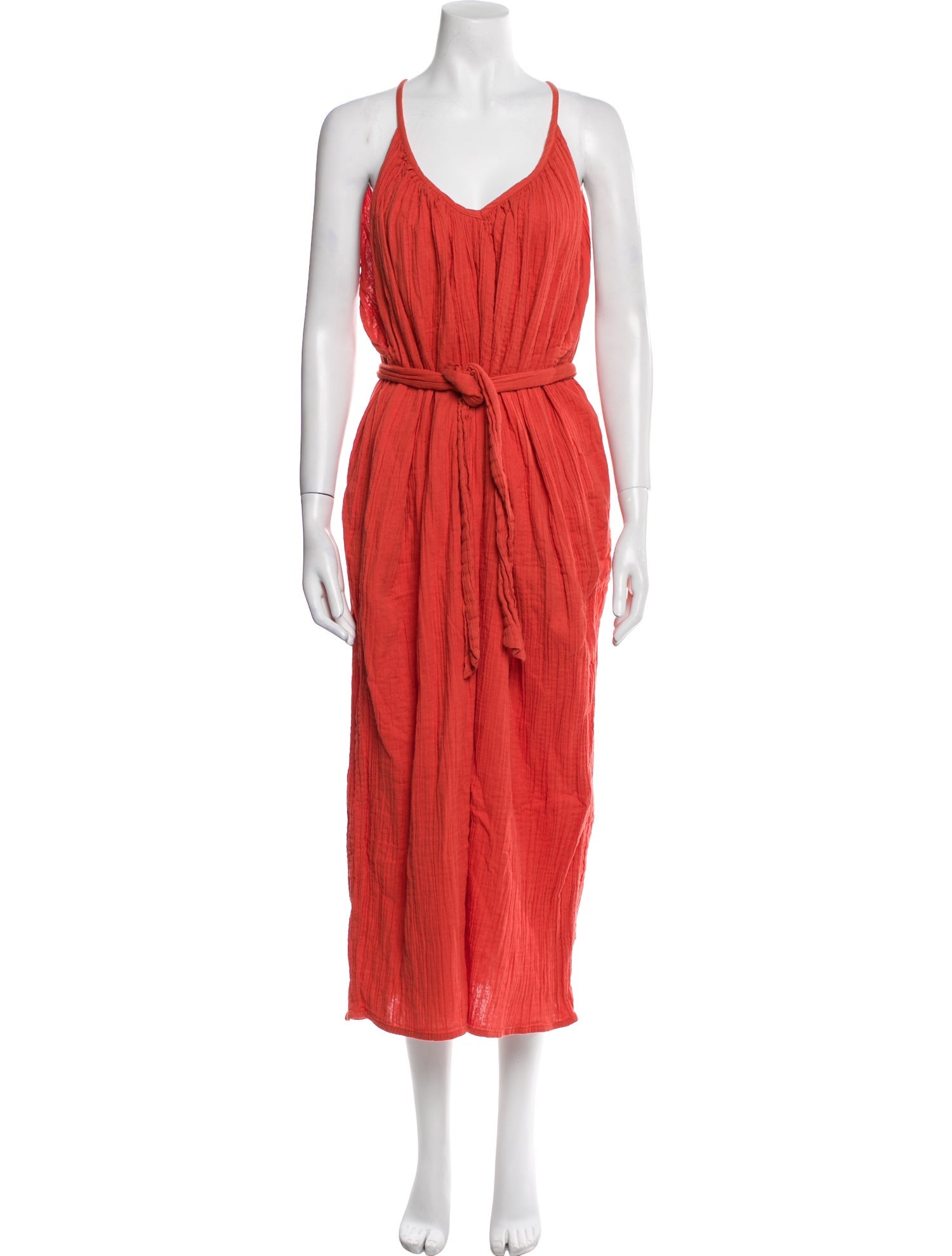 Mara Hoffman V-Neck Long Dress