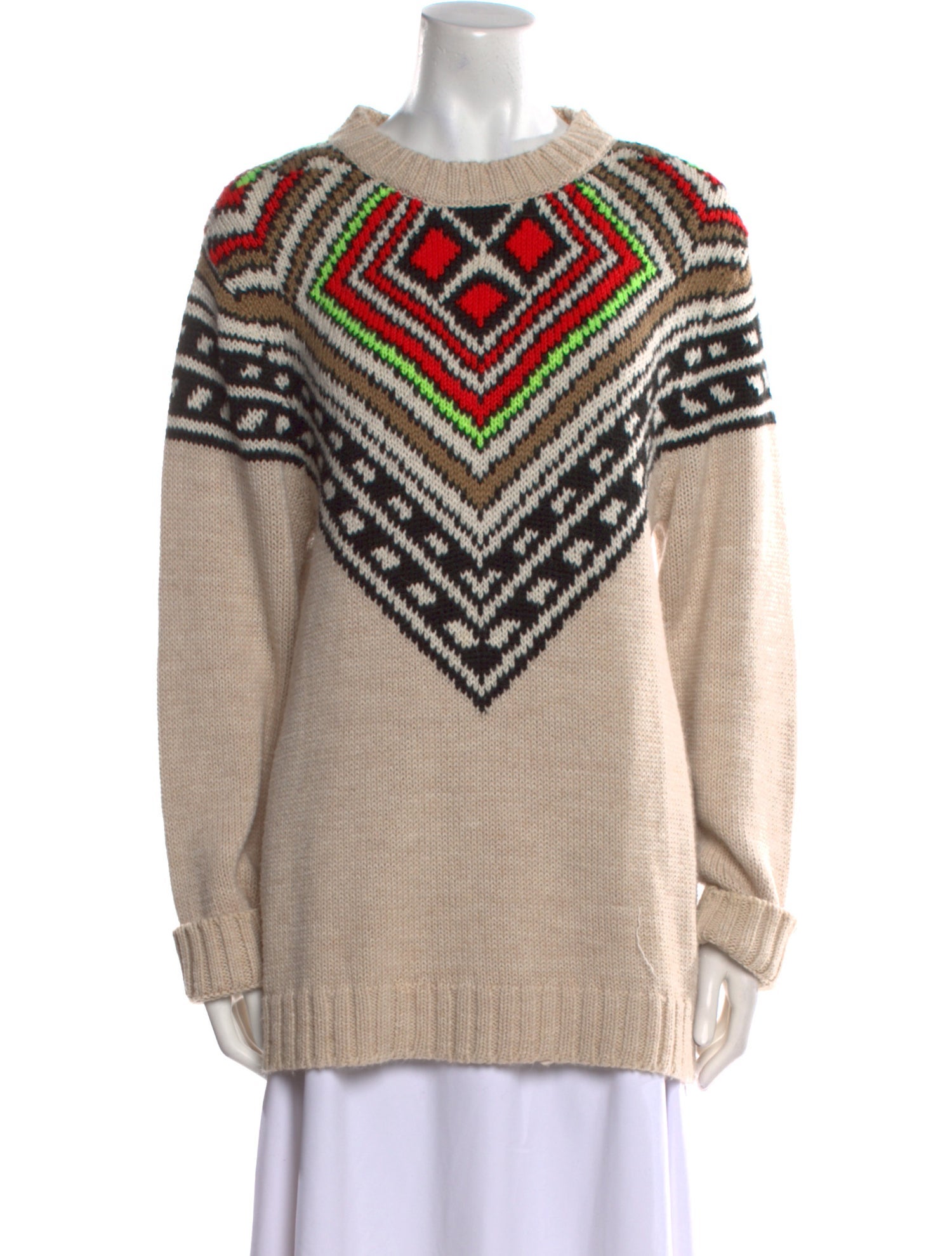 Mara Hoffman Printed Crew Neck Sweater