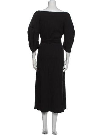 Mara Hoffman Bateau Neckline Long Dress