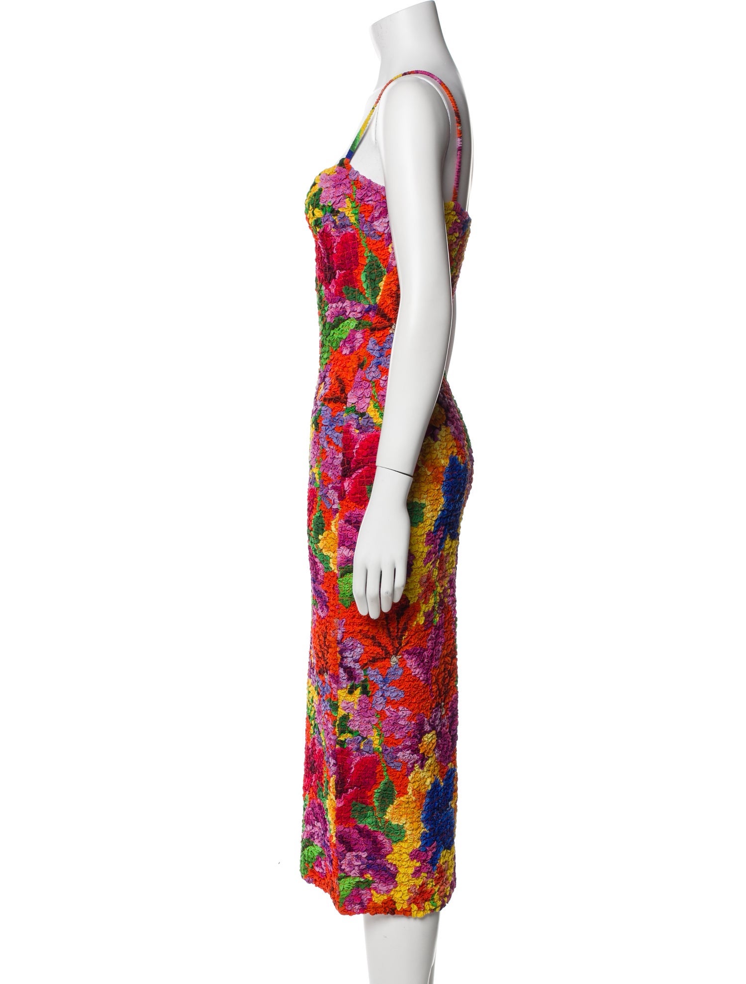 Mara Hoffman Floral Print Midi Length Dress