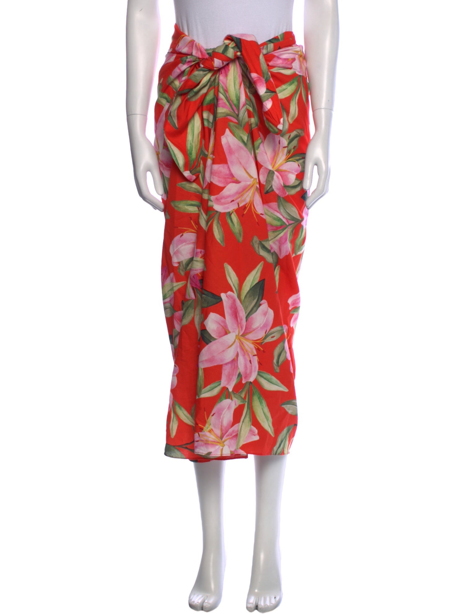 Mara Hoffman Floral Print Midi Length Skirt w/ Tags