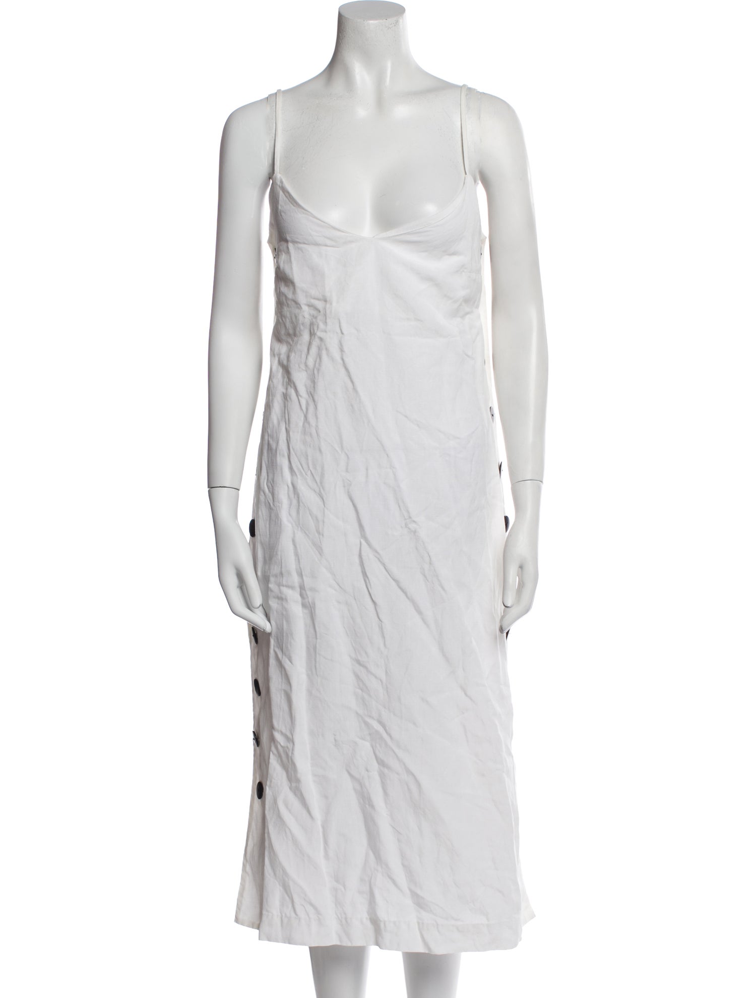 Mara Hoffman Square Neckline Midi Length Dress