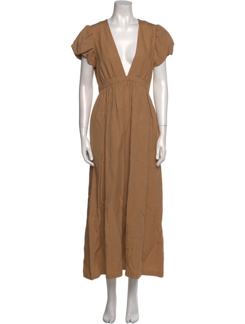 Mara Hoffman V-Neck Long Dress