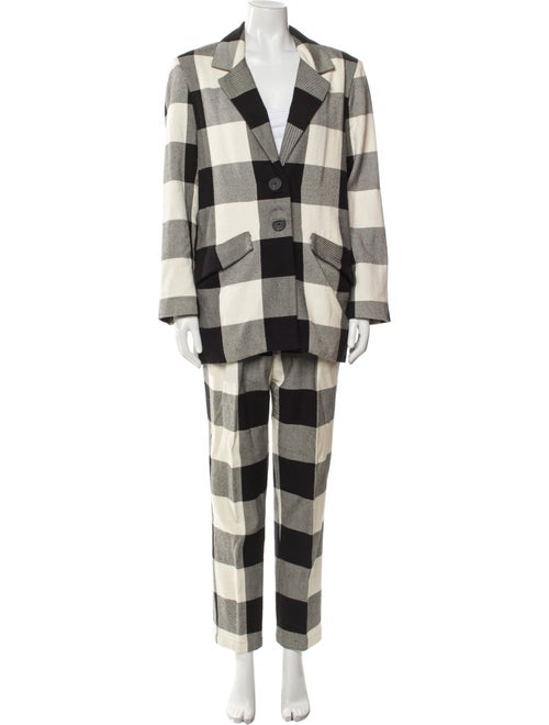 Mara Hoffman Plaid Print Pantsuit
