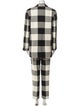 Mara Hoffman Plaid Print Pantsuit