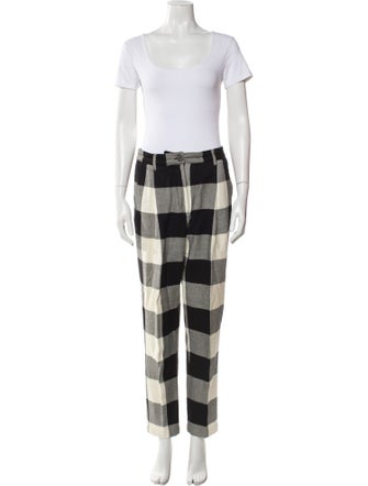 Mara Hoffman Plaid Print Pantsuit
