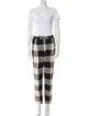 Mara Hoffman Plaid Print Pantsuit
