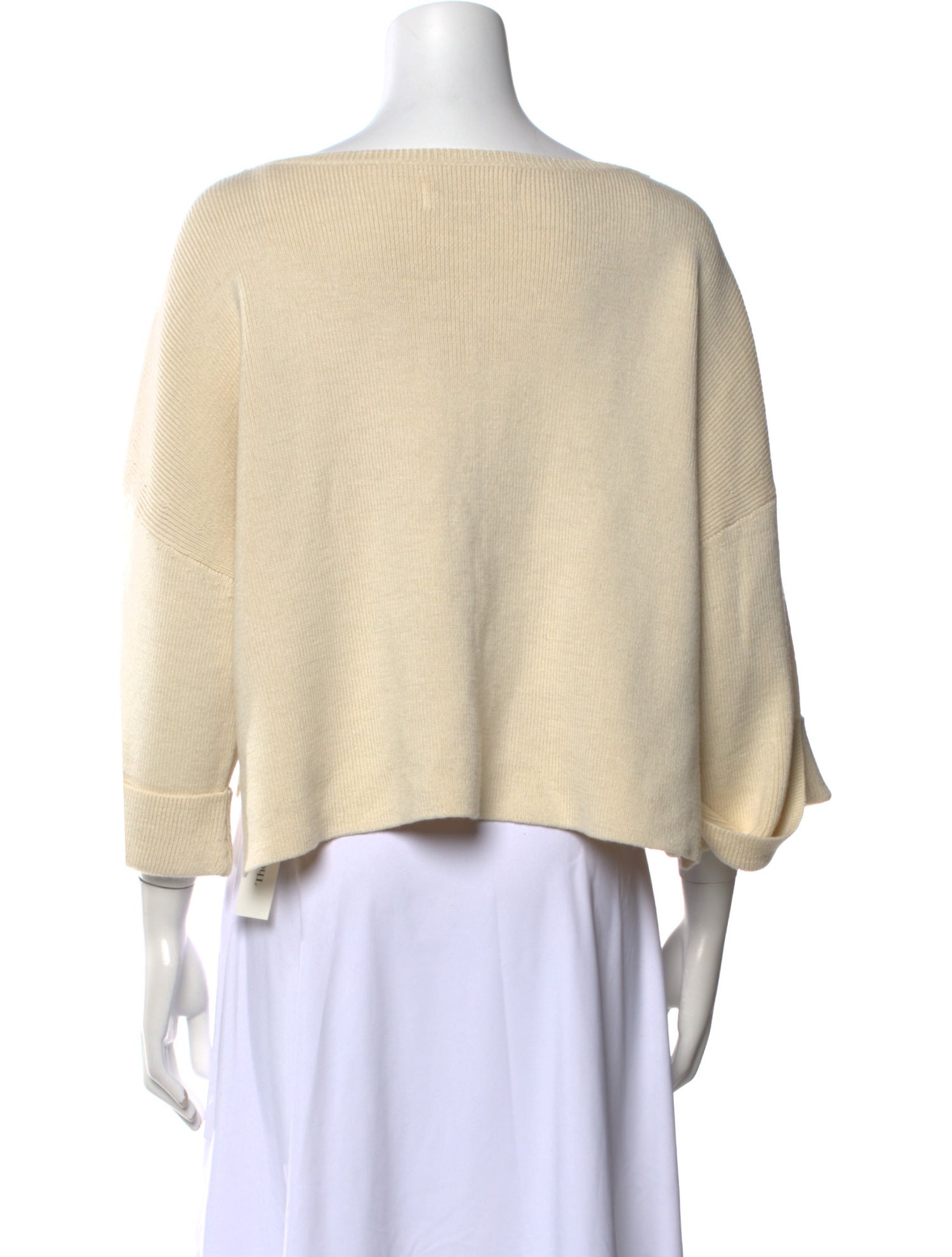 Mara Hoffman Merino Wool Bateau Neckline Crop Top