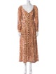 Mara Hoffman Animal Print Long Dress